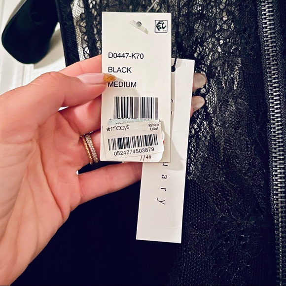 NWT Sanctuary Sleeveless, Lace Top, Zip-up, Black Bodycon Dress 🖤 Size M - Picture 9 of 11